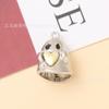 Engraçado Fantasma Um Pingente Piao Série Halloween Enfeites de pintura de liga com colar Brincos DIY Materiais de produção