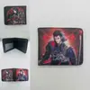 Periférico de Anime I Actualicé la Cartera Corta Solo Monstruo No. Billetera Monedero Plegable a la Mitad de Cuero PU con Estampado de 8 Colores