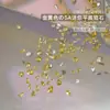 Rhinestones de Circonita con Base Plana para Uñas, Mini Pequeños de Circonita con Base Plana Biselada de Forma Irregular, Estilos Mixtos, Decoraciones para Uñas