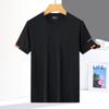 Camiseta de Manga Corta de Seda Helada con Estampado de Ciervo Bugu para Mujer, Moda de Verano, Nueva, Transpirable al Frío, para Correr, Deportes, Montañismo, Secado Rápido