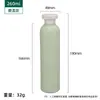 Botella dispensadora de cosméticos de felpa suave de alta venta transfronteriza, Botella de gel de ducha y loción, Botella de bomba con tapa abatible de viaje de 100 ml
