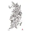 Adesivos de Tatuagem Florais Pequenos para Braço Inteiro e Costas, Geisha Borboleta Flor de Rosa Coloridos Criativos Peculiares Frescos Adesivos de Tatuagem