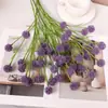 Venda Quente Comércio Exterior Bola Dourada Artificial Dente-de-leão de 7 Cabeças, Crisântemo, Arranjo para Casamento e Decoração de Casa, Flores Artificiais de Plástico