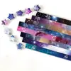 Estrela Cadente Desenho Animado Estrela da Sorte Pilha de Papel Estrela de Cinco Pontas Tiras Feitas à Mão Papel Especial Feito à Mão Material DIY