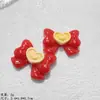Lindos Accesorios de Resina de Dibujos Animados para Niñas, Clips para el Cabello de Pegamento de Crema Hechos a Mano para DIY, Gomas para el Cabello, Dijes para Zapatos, Materiales para Llaveros