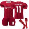 2425 Secagem Rápida 7 Roupas Esportivas Não. 11 Saah Camisa Liverpool No. 20 Camisa de Futebol Ruota