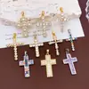 Colgante Transfronterizo Europeo y Americano Ins Personalizado Cruz DIY Accesorios de Joyería Hip-Hop Punk Retro Versátil Accesorios Más Vendidos