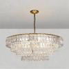Lustre Murano de Luxo Leve Estilo Francês para Sala de Estar de Villa, Luminária de Arte Vintage para Quarto, Lustre de Vidro para Restaurante de Hotel