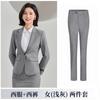 Trajes Espesos de Colores Hilo para Otoño e Invierno para Hombres y Mujeres Trajes Grises Ropa Profesional para Maestros Ropa de Trabajo para Gerentes de Hotel