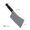 Faca de plástico de brinquedo para Halloween, equipamento de arma, adereços, faca de cozinha de plástico, foice, machadinha, facão de plástico com sangue