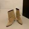 Botines con hebilla, nuevos, ajustados, elegantes, punta fina, moda 2026 para mujer, tacón de aguja alto