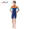 DIVE & SAIL Traje de Buceo para Niños 2.5mm Apertura Frontal de una Pieza Cálido Traje de Buceo para Niños Grandes a Prueba de Frío Traje de Snorkel Surf