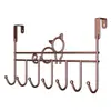Suporte de Gancho para Porta, Cabide, Suporte de Armazenamento, Suporte de Gancho Montado na Porta, Gancho Traseiro para Porta de Quarto sem Furos para Armazenamento de Roupas