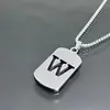 Collar de Letras Versátil de Moda Unisex Accesorio de Ropa de Nicho para Hombres Diseño Acero Inoxidable Letras Inglesas Simple Estudiante
