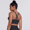 Sujetador Deportivo Cruzado en la Espalda con Sensación de Nube Transfronterizo Chaleco de Fitness a Prueba de Impactos Ropa de Yoga para Mujer