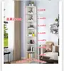 Gabinete de Esquina Personalizado, Gabinete de Almacenamiento Blanco de Madera Maciza, Combinación de Gabinetes Multicapa para Esquina de Dormitorio, Exhibición de Esquina al Lado de la Cama Sofá