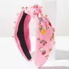 Diadema Sólida de Color Simple y Elegante con Serie de Frutas de Pedrería con Accesorios de Piña, Cereza, Fresa, Plátano, Uva