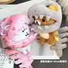 Set de Calavera Esqueleto de Dinosaurio Sombrero Divertido Ropa para Muñeca Figura de Peluche Muñeca Dibujo Animado Lindo Juguete para Niños Colgante
