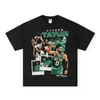 Camiseta Popular Estilo Americano Modelo Nuevo 2026 con Estampados de Irving, Kobe, Curry, Jersey de Baloncesto Manga Corta Cuello Pequeño