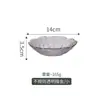 Estilo Nórdico Estilo Ins Plato de Vidrio Plato para Frutas Plato para Frutos Secos del Hogar Plato Creativo para la Cena Plato para Postres Vajilla