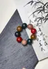 Pulsera de cinco elementos naturales con cuentas perfumadas para hombre, cinco cuadrados, fragancia noble, pulsera de cuentas de Buda de medicina herbal china natural, venta al por mayor