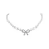 Collar de Perlas Shijia con Lazo de Verano para Mujer 2025 Nuevo de Alta Gama Lujo Ligero Nicho Diario Versátil