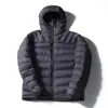 Alto Costo-Rendimiento 26 Otoño/Invierno Nuevo Exterior Ligero Tres Pruebas Cálido Acanalado con Capucha Algodón Chaqueta Abrigo de Algodón Hombres Mujeres