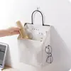 Saco de armazenamento de tecido pendurado na parede Dormitório Saco de armazenamento de parede Porta Traseira Banheiro Roupas Penduradas Saco de armazenamento de artefatos