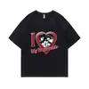 Camiseta Impresa Rock Band Tokyo Hotel Cooleyz Camiseta de Algodón Camiseta de Manga Corta de Moda Unisex Hip-Hop Estilo Urbano