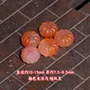 Ágata Roja del Sur Auténtica Natural Cuentas Calabaza Cuentas Sueltas Cuentas Espaciadoras Pulsera DIY Cuentas Superiores Estrella y Luna Accesorios Bodhi