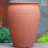 Pote Grande Queimado de Vegetais de Cerâmica Vermelha Vintage Feito à Mão Vaso de Flores Carnudas Cerâmica Grossa Pote Grande de Rosa Cerâmica Vaso Alto para Plantas Verdes Bougainvillea