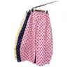Pantalones de Lunares Anchos Estilo Y2K Millennial Dopamina para Mujer, Nuevo Estilo de Verano, Sueltos, de Cintura Alta, Adelgazantes, Casuales, Versátiles, Venta al por Mayor, Patchwork