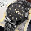 Reloj de Hombre Moda Impermeable Calendario Incrustado de Diamantes Polígono Caliente Transfronterizo Reloj Automático de Cuarzo Reloj Electrónico