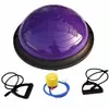 Pelota de velocidad ondulada de 58 cm y 46 cm, práctica pelota de yoga con hemisferio grueso para masajes, fitness, pilates, deportes y entrenamiento de equilibrio.