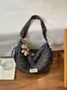 Bolsa Retro Estampado Leopardo Estilo Perezoso Otoño Invierno Gran Capacidad Cruzada Tipo Bollo Bolso de Hombro para Viajes al Trabajo con Sensación de Alta Gama