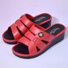 Novas Pantufas Estilo 2026 para Mulheres, Pantufas de Casa Fashionáveis para Interior com Solado Grosso e Salto Alto de Verão, Pantufas de Banheiro Antiderrapantes com Salto Anabela para Sair