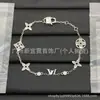 [Novidades Contínuas] Pulseira Cruzada Nova de Alta Qualidade Réplica Lv Letra V com Etiquetas, Artesanato de Ponta Atacado