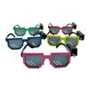 Fabricante Proporciona Gafas Luminosas de Mosaico LED para Fiestas de Cumpleaños, Gafas de Luz Fría con Destellos Transfronterizos para Bar Disco El
