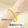 Pulsera vietnamita chapada en oro para mujer, moda en imitación de oro con efecto hielo picado, pulsera de flor de cuatro hojas, chapado en cobre con color duradero, joyería de venta directa