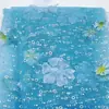 Tecido Bordado Floral com Lantejoulas para Arranjos de Flores, Tecido Bordado Hanfu de Performance com Lantejoulas e Bordados Florais