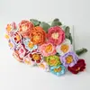Flores de Peonía Terminadas Tejidas a Mano con Hilo de Lana Flores Tejidas Muebles Creativos para el Hogar Flores Regalos del Festival de Primavera