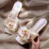 Orquídea Mariposa Hada Verano Estilo Coreano Impresionantes Sandalias de Tacón Fino para la Noche Nueva Moda con Temperamento Suave y Elegante