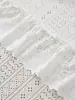 Toalha de Mesa Retangular, Estoque Disponível, Renda de Macramê em Poliéster com Acabamento de Renda Decorativa, Opções Multicor para Sala de Jantar, Casamento, Festa e Decoração de Casa, Fornecimento Direto da Fábrica