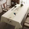 Nova Toalha de Mesa Estilo Chinês, Impermeável, à Prova de Óleo, Lavável, Resistente ao Calor, Novo Modelo 2026, Toalha de Mesa de Centro de Alta Qualidade, Toalha de Mesa de Chá