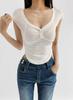 Camiseta Sin Mangas Moldeadora de Cuerpo Sexy 'Pure Desire' para Mujer, Chica Dulce y Picante, Corte Ajustado, Top Base Versátil para Vestir por Encima
