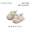 Sapatos Novos para Bebê Primavera e Outono Sapatos para Bebê Masculinos e Femininos Solado Macio 6-12 Meses Sapatos Antiderrapantes para Crianças Pequenas de Um Ano