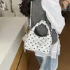 Bolso bandolera con cadena, bolso nube de lunares exquisito estilo coreano, nuevo bolso de hombro dulce y fresco de moda