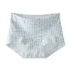 2026 Novo Modelo Cueca Boxer Feminina Estampada de Algodão Puro, 10A Antibacteriana, Comprimento Estendido, Forro 100% Algodão, Calcinha Feminina de Quatro Cantos Plus Size