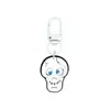 Llavero de Goma Suave de Fantasma de Halloween Dibujado Hebilla de Puerta en Forma de 8 en Forma de U Llavero Pinza de Langosta Figura de Muñeco Hebilla Colgante Adorno