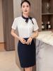 Camisa Uniforme de Recepcionista de Hotel Cajero Mujer Ropa de Trabajo para Camarero de Hotel Herramientas para Técnico de Pediluvio Camisa para Salón de Belleza